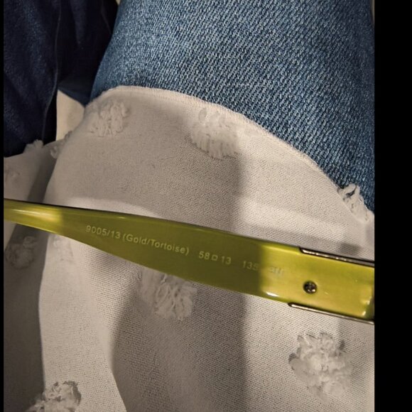 Coach Green Pilot Sunglasses Gold Tortoise 9005/13 58 13 135 3N - Picture 9 of 9